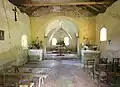 La chapelle de Saint-Prix : l'intérieur.