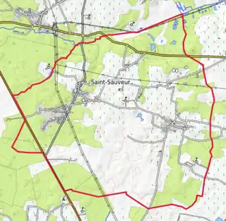 Carte topographique.