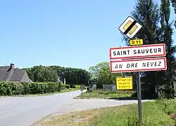 Entrée de la commune.