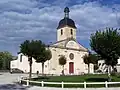 L'église Saint-Sévère (août 2015).