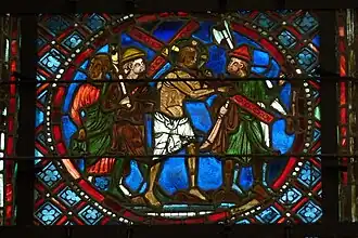 Détail : Portement de Croix.