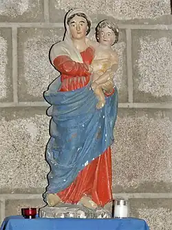 La Vierge à l'Enfant du XVIIe&nbsp;siècle.