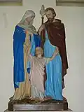 Statue en l'église Saint-André à Saint-Sylvestre-Cappel