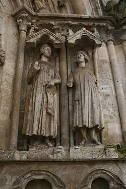 Gauthier et saint Thibault damoiseau, à Provins.