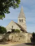Vue depuis l'ouest.