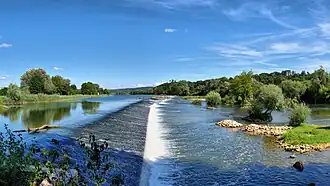 Le barrage du moulin du Pré.