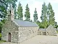 Chapelle Saint-Jean-Baptiste de Saint-Vougay : vue rapprochée.