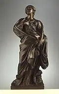 Statuette en bronze de Gian Lorenzo Bernini (fin du XVIIe&nbsp;siècle).