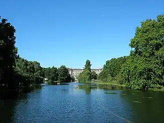 Vue sur le palais de Buckingham