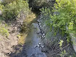 Rivière Le Bourdais, affluent de la rivière des Envies, du pont P-0363, rang du Haut-du-Lac-Nord.