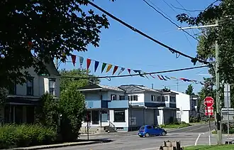 Intersection des routes 218 et 271 à Sainte-Agathe-de-Lotbinière.