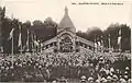 La messe devant la Scala Santa vers 1930.