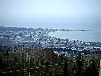 La ville de Sainte-Anne-des-Monts.