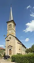 L'église Sainte-Barbe.