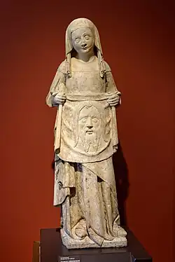 Anonyme Bourguignon, Sainte Véronique, milieu XIVe&nbsp;siècle.