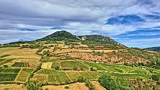 Vue par drone au niveau du viaduc sur la Furieuse.