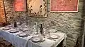 Salle à manger de la Métairie, les tapisseries sont de Maillol