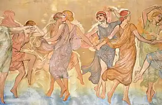 Peinture de style Art déco, par Emmanuel Briffa.