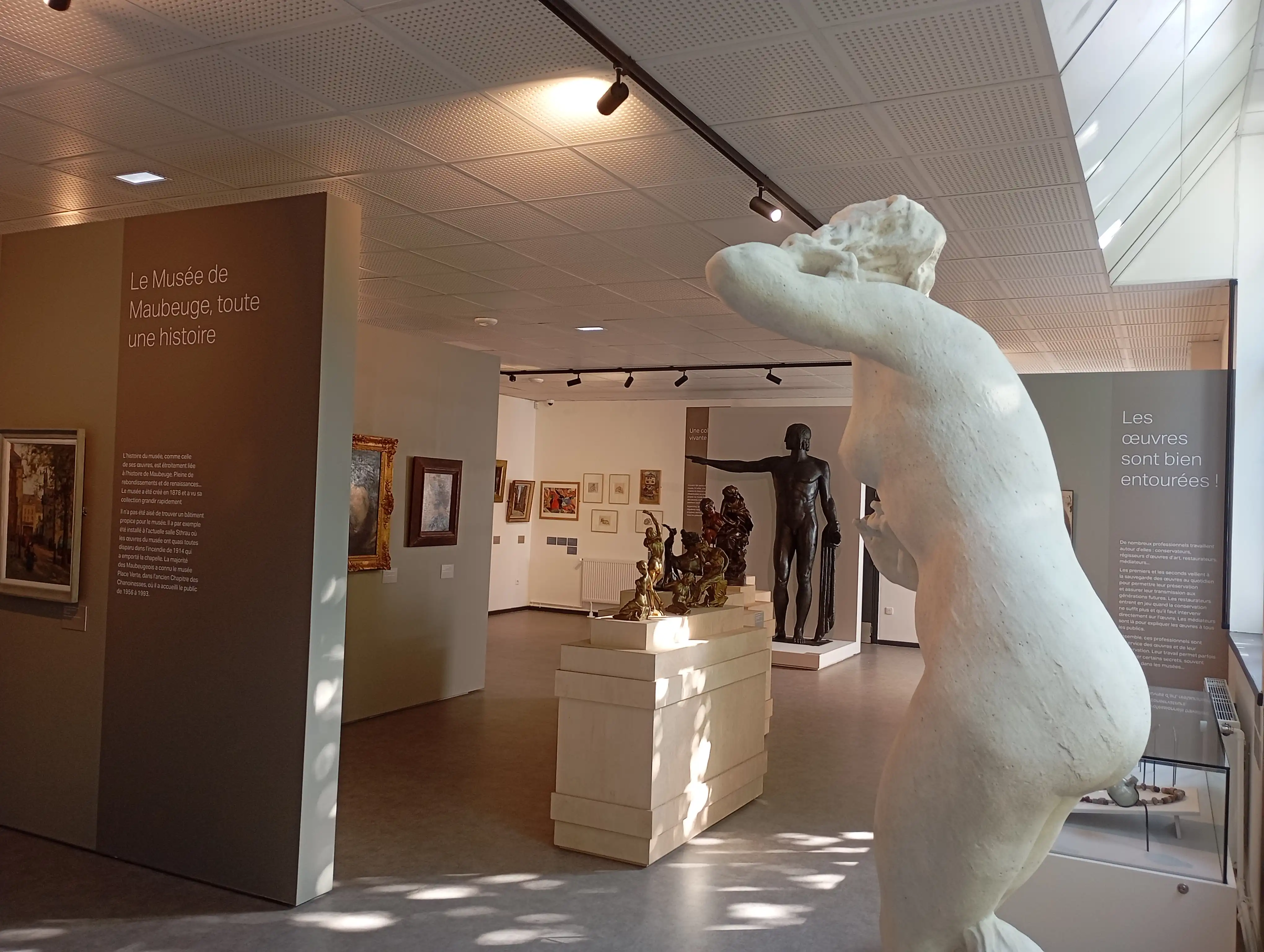 Salle d'exposition du Musée Henri-Boez