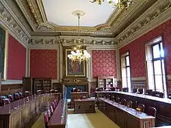 La salle du contentieux du Conseil d'État.