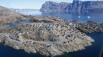 île d'Uummannaq&nbsp;(en), Groenland.