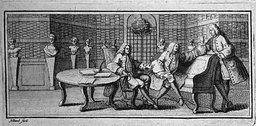 illustrant des Œuvres de Clément Marot.