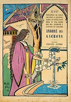 Salon des Cent 1895 Andhré des Gachons.