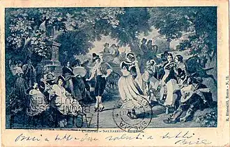 Saltarelle costumi romano.