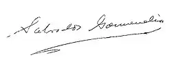 Signature de Salvador Garmendia
