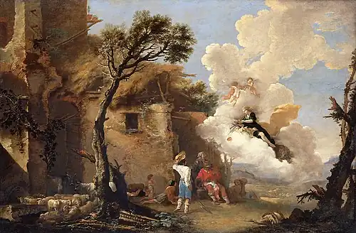 Astrée enlevé par les anges, 1640-1645Vienne