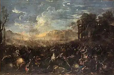 Bataille romaine, 1645Vienne.