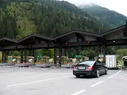 Le péage de Heiligenblut.