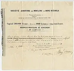 signature de Henry Dunant