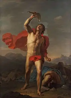 Samson et la mâchoire d'âne d'Ivan Tchernov&nbsp;(ru) (1800)