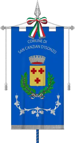 Drapeau de San Canzian d'Isonzo