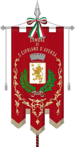 Drapeau de San Cipriano d'Aversa