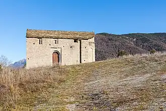 Vue du côté sud.