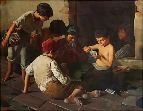 Jouer à la  Brisca&nbsp;(en)