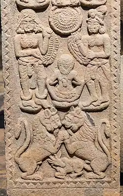 Scène de dévotion.