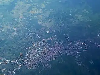 Vue satellite de Sancti Spíritus (2021)