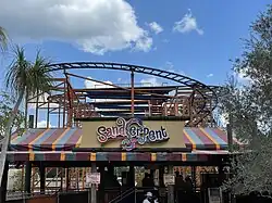 Entrée de Sand Serpent à Busch Gardens Tampa, en 2022.
