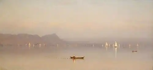 Le matin sur l'Hudson de Sanford Gifford (1866), Institut d'Art de Chicago.