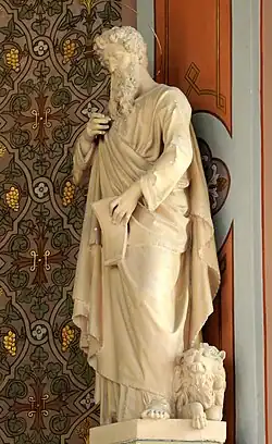 Statue de Saint Marc.