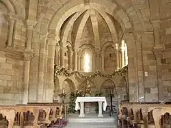 L'intérieur de l'église.