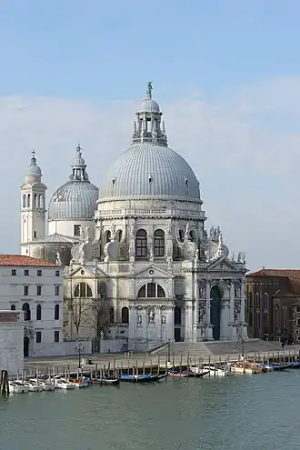La basilique Santa Maria della Salute de Venise (XVIIe&nbsp;siècle).