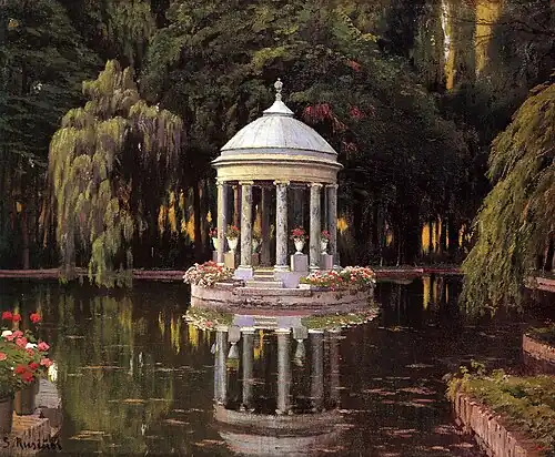 Glorieta al atardecer, 1913, localisation inconnue.