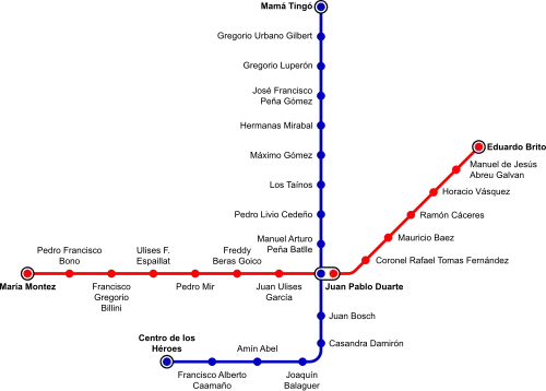 Image illustrative de l’article Métro de Saint-Domingue
