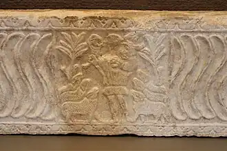 Sarcophage avec représentation du Bon pasteur