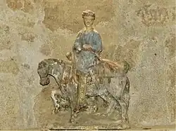 Statue équestre de saint Martin.