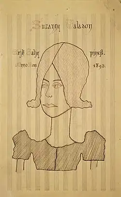 Erik Satie, Suzanne Valadon (1893), Paris, musée national d'Art moderne.